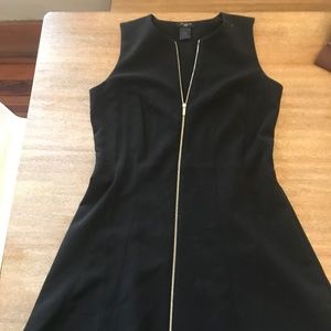 Ann Taylor Fit & Flare Zip Dress